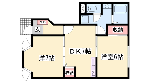 アメニティ10の物件間取画像